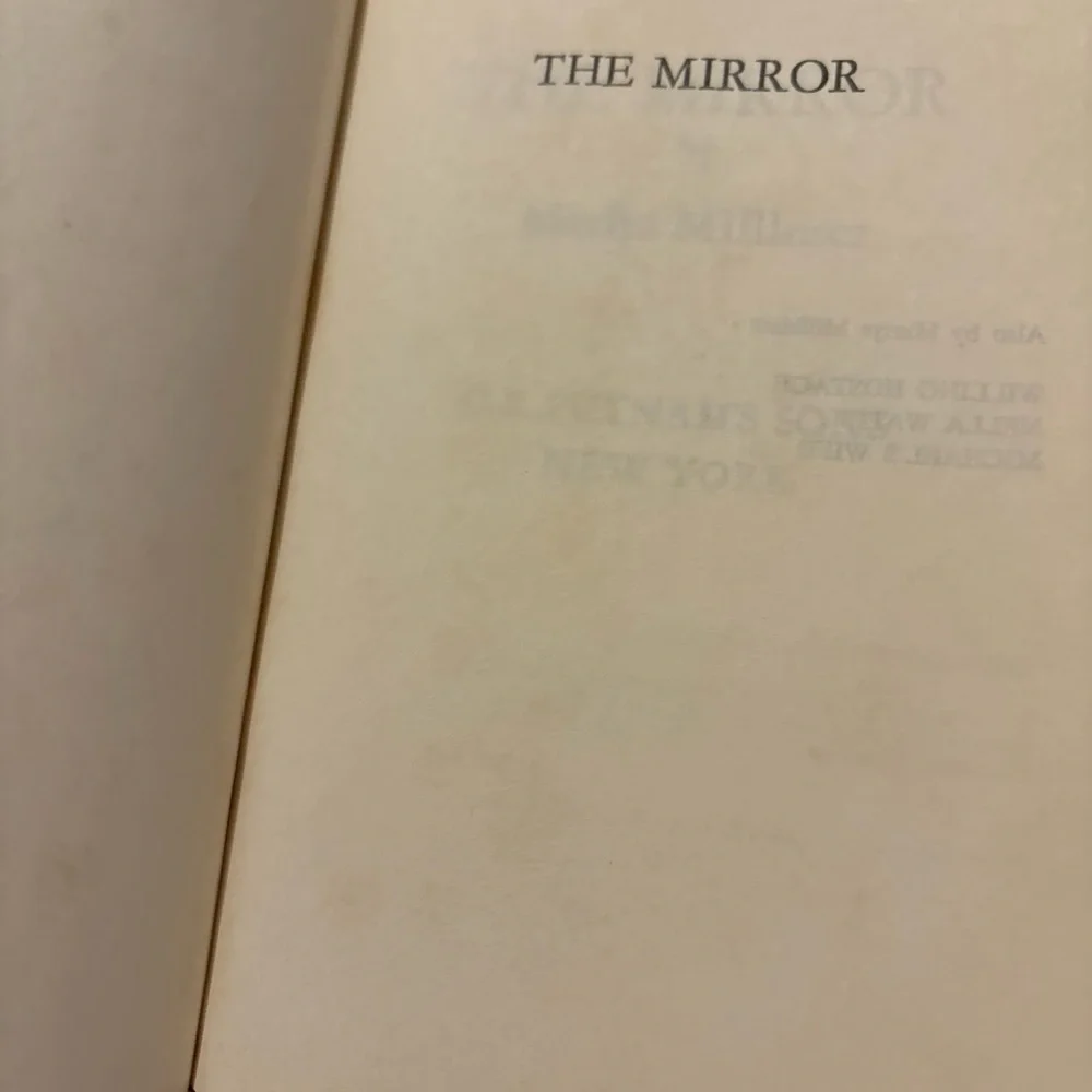The Mirror by Marlys Millhiser - 1978 Vintage Horror 1st Edition HC - No DJ - Picture 2 of 9